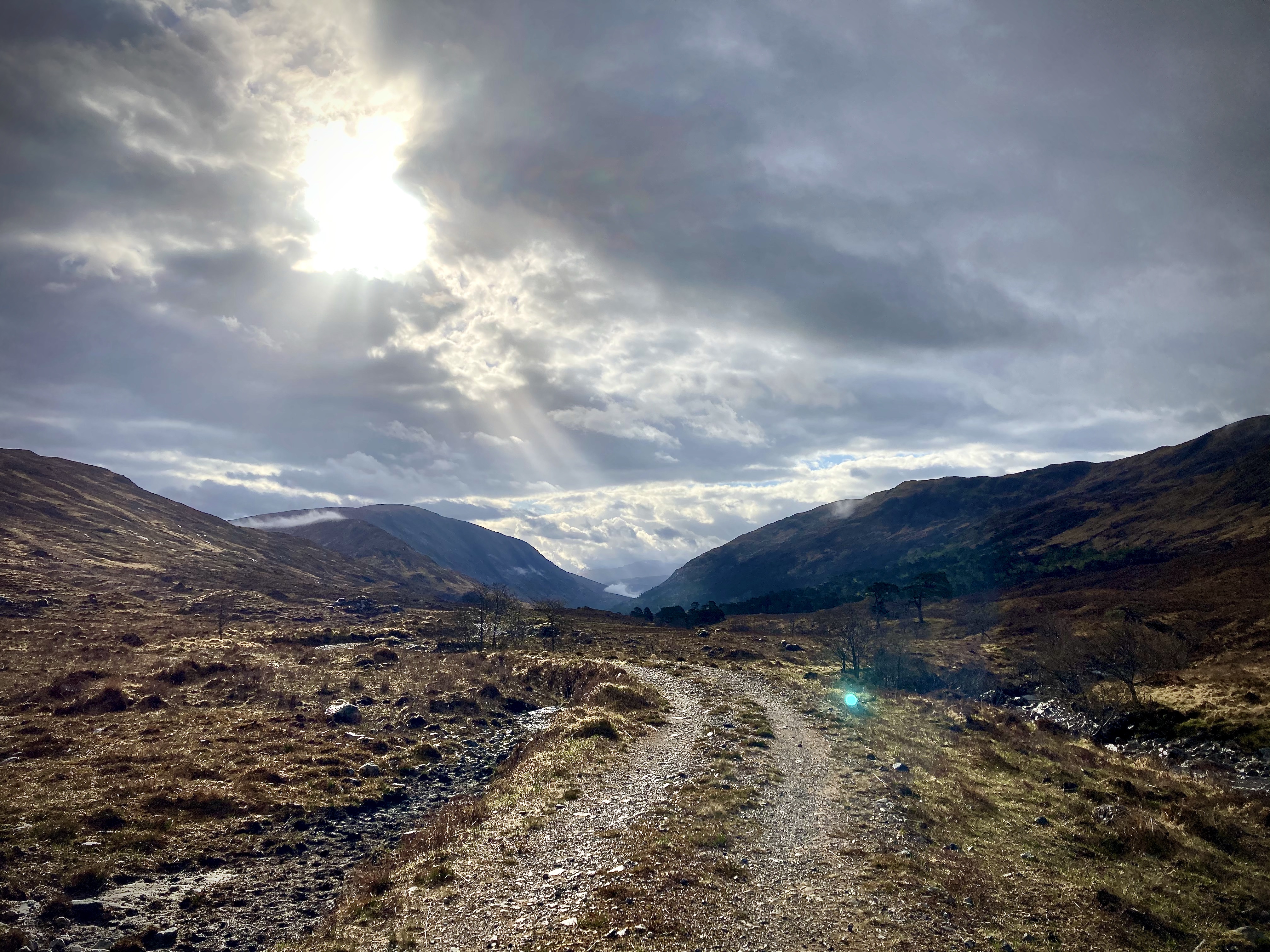 Looking east along Cona Glen alt text
